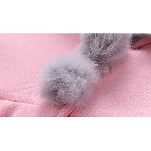Odziezet Niña Chaqueta con Capucha Chaqueta de Algodón con Orejas de Conejo Otoño e Invierno para Bebés 0-6 años Odziezet Niña Chaqueta con Capucha Chaqueta de Algodón con Orejas de Conejo Otoño e Invierno para Bebés 0-6 años