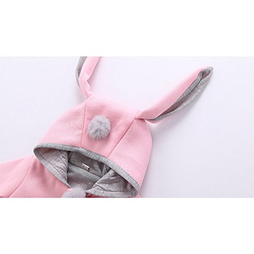 Odziezet Niña Chaqueta con Capucha Chaqueta de Algodón con Orejas de Conejo Otoño e Invierno para Bebés 0-6 años Odziezet Niña Chaqueta con Capucha Chaqueta de Algodón con Orejas de Conejo Otoño e Invierno para Bebés 0-6 años