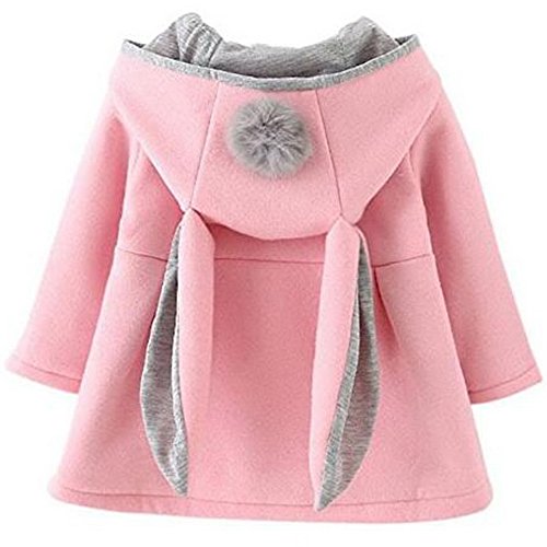 Odziezet Niña Chaqueta con Capucha Chaqueta de Algodón con Orejas de Conejo Otoño e Invierno para Bebés 0-6 años Odziezet Niña Chaqueta con Capucha Chaqueta de Algodón con Orejas de Conejo Otoño e Invierno para Bebés 0-6 años