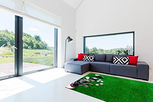 Oedim Alfombra Golf cesped PVC 95 cm x 120 cm | Moqueta Adulto PVC | Suelo vinilico para Adultos