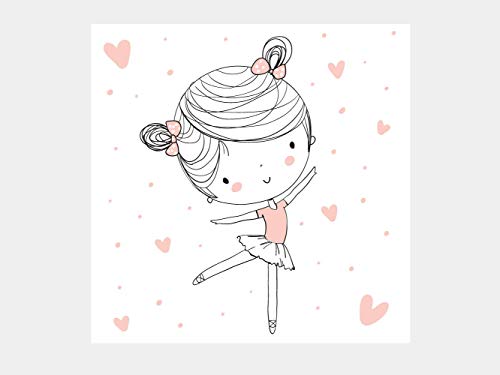 Oedim Pack de 3 Cuadros Infantiles Cartón Ecológico Bailarinas |30 x 30 cm | Decoración Habitación Diseño Elegante | Cantos Impresos | Oedim Pack de 3 Cuadros Infantiles Cartón Ecológico Bailarinas |30 x 30 cm | Decoración Habitación Diseño Elegante | Cantos Impresos |