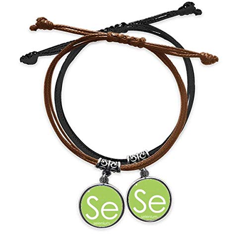 offbb Cuadro chalcogens período quimica Elementos Elemento Selenio se Brazalete Pulsera Cuero Doble Cuerda par Set offbb Cuadro chalcogens período quimica Elementos Elemento Selenio se Brazalete Pulsera Cuero Doble Cuerda par Set
