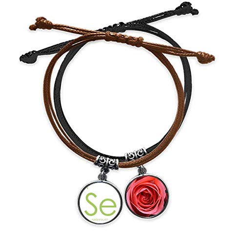 offbb Cuadro chalcogens período quimica Elementos Elemento Selenio se Pulsera Cuerda Mano Cadena Cuero Rosa Pulsera