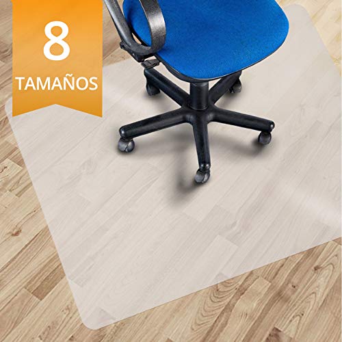 OfficeMarshal Alfombrilla Protectora - Estera para Silla de Oficina | Protector Suelo Semi-Transparente | Polipropileno | Varios tamaños (90x120 cm) OfficeMarshal Alfombrilla Protectora - Estera para Silla de Oficina | Protector Suelo Semi-Transparente | Polipropileno | Varios tamaños (90x120 cm)