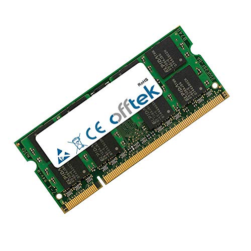 OFFTEK 1GB Memoria RAM de Repuesto para Toshiba Satellite L300-2CV (DDR2-6400) Memoria para portátil