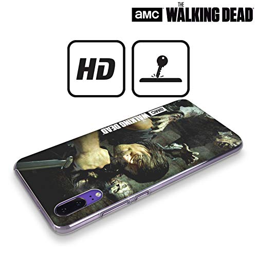 Oficial AMC The Walking Dead Cuchillo De Daryl Caminantes Y Personajes Carcasa rígida Compatible con Huawei Honor Play 4T