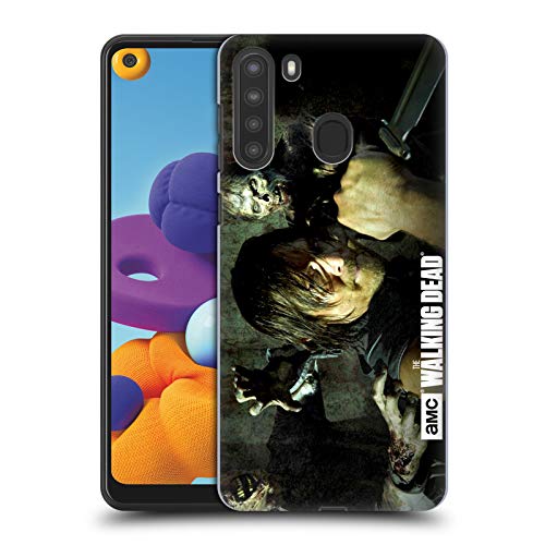Oficial AMC The Walking Dead Cuchillo De Daryl Caminantes Y Personajes Carcasa rígida Compatible con Samsung Galaxy A21 (2020)