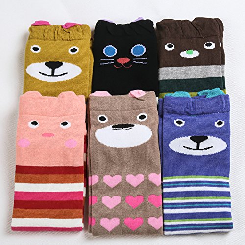 OFKPO 7 Pares Rodillera para Gatear, Algodón Rodillera para Bebé Niñas Calentadores de Pierna para Bebé Niño Multicolor OFKPO 7 Pares Rodillera para Gatear, Algodón Rodillera para Bebé Niñas Calentadores de Pierna para Bebé Niño Multicolor