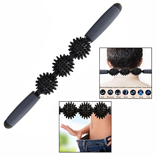 OFKPO Rodillo de Masaj, Fascia y Celulitis Masaje Sticks Blaster, Negro OFKPO Rodillo de Masaj, Fascia y Celulitis Masaje Sticks Blaster, Negro