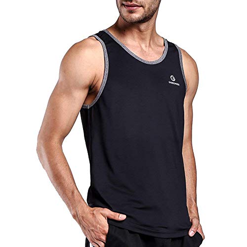 Ogeenier Hombre Deporte Camiseta sin Mangas de Secado Rápido para Running Fitness Ejercicio