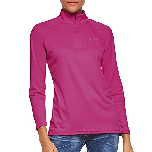 Ogeenier Mujer Deportiva Camiseta de Manga Larga con protección Solar contra UV UPF 50+ Ogeenier Mujer Deportiva Camiseta de Manga Larga con protección Solar contra UV UPF 50+