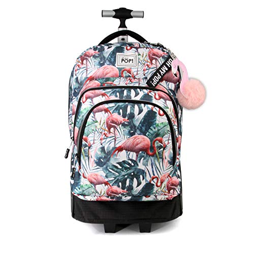 Oh My Pop! Flamenco Tropical-GTX - Mochila Casual, Multicolor, 53 cm