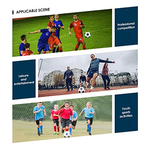 OhhGo Fútbol Negro Blanco Bolas Clásicas Niños Diversión Jugar Juego Partido Fútbol Tamaño 5 para Interior Ejercicio Al Aire Libre Equipo Entrenamiento 21.5 * 21.5 * 21.5Cm OhhGo Fútbol Negro Blanco Bolas Clásicas Niños Diversión Jugar Juego Partido Fútbol Tamaño 5 para Interior Ejercicio Al Aire Libre Equipo Entrenamiento 21.5 * 21.5 * 21.5Cm