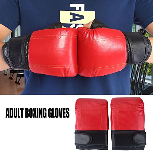 OhhGo Guantes de Boxeo 1 par Entrenamiento de Boxeo Lucha Muay Thai Sparring puñetazos Kickboxing Grappling Guantes de Saco de Arena para Hombres Mujeres