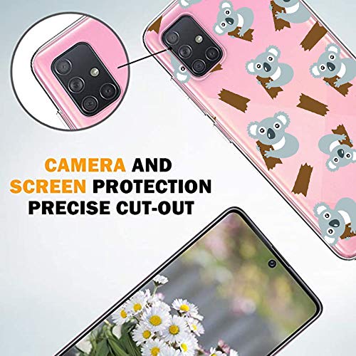 Oihxse Compatible con Samsung Galaxy S4 Funda Cristal Silicona TPU Suave Ultra-Delgado Protector Estuche Creativa Patrón Protector Anti-Choque Carcasa Cover(Pereza A10)