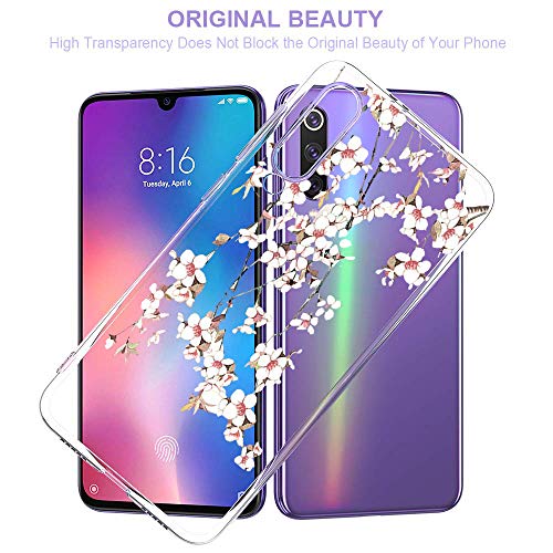 Oihxse Mandala Flores Encaje Patrón Serie Case Compatible con Motorola Moto G7 Power Funda TPU Silicona Suave Protector Ultra Slim Anti-Rasguño Transparente Carcasa (A11)