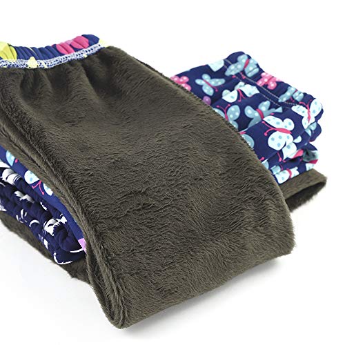 OioTuyi Leggings Lana Invierno Térmicos Algodón Forros Para Niña En Mallas Leggings Puntos Elástico Pantalones Plus Espesamiento Leggins 3-10 años#B10-11#130