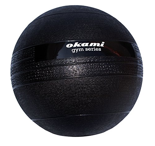 OKAMI Fightgear Medizinball Slam Ball - Balón Medicinal, Color Negro, Talla 5