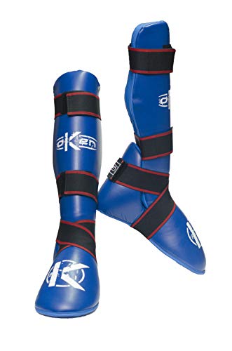 oKen Espinilleras Talonera Kick Boxing Full Contact Muay Thai Taekwondo Karate Artes Marciales (Azul) (M) oKen Espinilleras Talonera Kick Boxing Full Contact Muay Thai Taekwondo Karate Artes Marciales (Azul) (M)