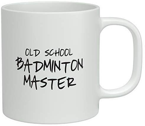 Old School Badminton Master Coffee Mug 11 Oz Ceramic Tea Cup