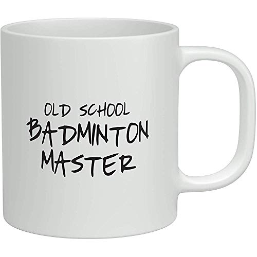 Old School Badminton Master White 11oz Novità Regalo Tazza Tazza Caffè