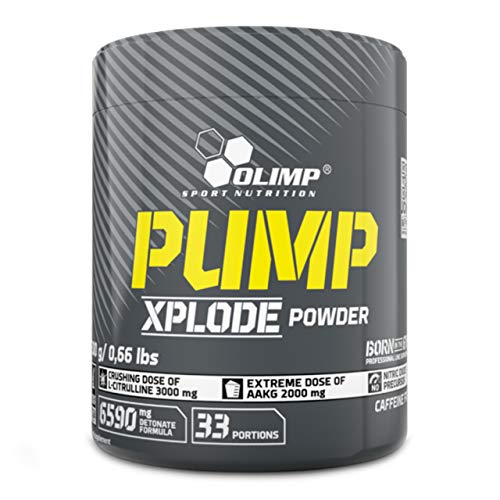 Olimp Pump Xplode Powder Paquete de 1 x 300g Preworkout con Vitaminas Beta Alanina Arginina Citrulina Piperina Musculatura Fuerza (Cola)