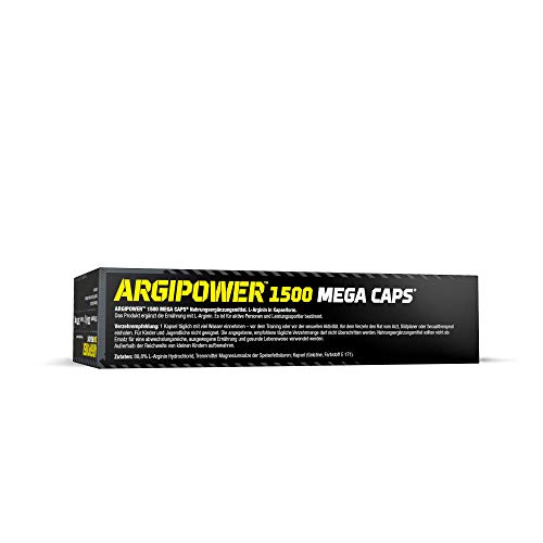Olimp Sport Nutrition Argipower 1500 Mega Aminoácidos - 120 Cápsulas Olimp Sport Nutrition Argipower 1500 Mega Aminoácidos - 120 Cápsulas