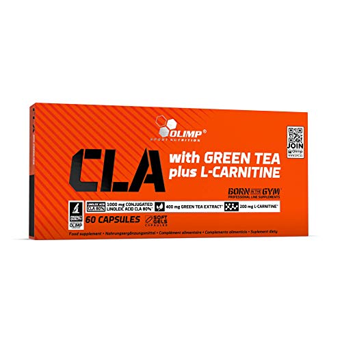 Olimp Sport Nutrition CLA With Green Tea Plus L-Carnitine Sport Edition Quemador de Grasa - 60 Cápsulas Olimp Sport Nutrition CLA With Green Tea Plus L-Carnitine Sport Edition Quemador de Grasa - 60 Cápsulas