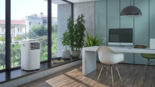 Olimpia Splendid 01914 Dolceclima Compact 9 P Aire Acondicionado Portátil 9.000 BTU/h, 2.280 Frigorías, Gas R290, Diseñado en Italia Olimpia Splendid 01914 Dolceclima Compact 9 P Aire Acondicionado Portátil 9.000 BTU/h, 2.280 Frigorías, Gas R290, Diseñado en Italia
