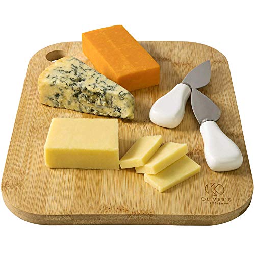 Oliver’s Kitchen – 3 x Set de Tablas de Madera Para Cortar – Diferentes Tamaños Para Cada Ocasión – Duraderas y Resistentes – Tablas de Cortar de Bambú Orgánico 100% Natural – Fácil de Limpiar Oliver’s Kitchen – 3 x Set de Tablas de Madera Para Cortar – Diferentes Tamaños Para Cada Ocasión – Duraderas y Resistentes – Tablas de Cortar de Bambú Orgánico 100% Natural – Fácil de Limpiar