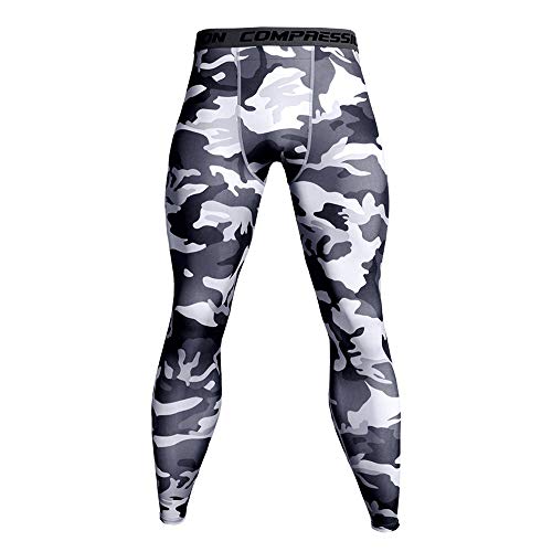 Oliviavan,Pantalones Largos para Hombre Secado Rápido Transpirable Leggings Alta Elasticidad Running Fitness Pantalones Deportivos