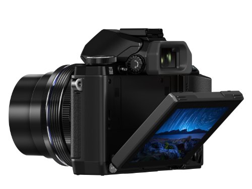 Olympus OM-D E-M10 - Cámara Evil de 16.1 MP (Pantalla táctil abatible 3", estabilizador óptico, vídeo Full HD, WiFi), Color Negro - Kit Cuerpo cámara con Objetivo 14-42 mm EZ Olympus OM-D E-M10 - Cámara Evil de 16.1 MP (Pantalla táctil abatible 3", estabilizador óptico, vídeo Full HD, WiFi), Color Negro - Kit Cuerpo cámara con Objetivo 14-42 mm EZ