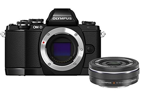Olympus OM-D E-M10 - Cámara Evil de 16.1 MP (Pantalla táctil abatible 3", estabilizador óptico, vídeo Full HD, WiFi), Color Negro - Kit Cuerpo cámara con Objetivo 14-42 mm EZ