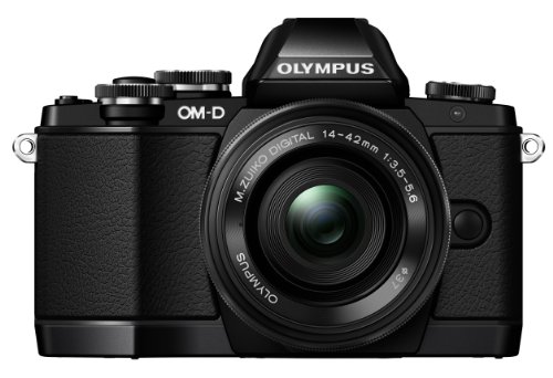 Olympus OM-D E-M10 - Cámara Evil de 16.1 MP (Pantalla táctil abatible 3", estabilizador óptico, vídeo Full HD, WiFi), Color Negro - Kit Cuerpo cámara con Objetivo 14-42 mm EZ