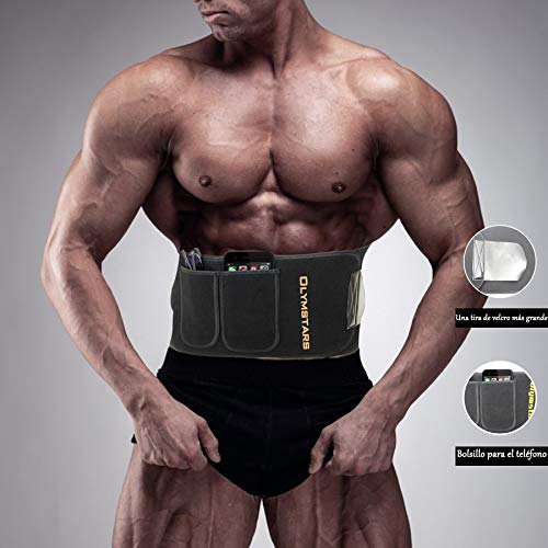 Olymstars Faja Reductora Mujer y Hombre, Stomach Faja Lumbar Acelera la Sudoración Estomacal, Quema la Grasa Corporal, Es Bueno para el Ejercicio, para Correr, para el Yoga, Etc Olymstars Faja Reductora Mujer y Hombre, Stomach Faja Lumbar Acelera la Sudoración Estomacal, Quema la Grasa Corporal, Es Bueno para el Ejercicio, para Correr, para el Yoga, Etc