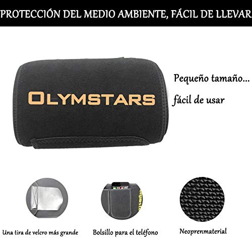 Olymstars Faja Reductora Mujer y Hombre, Stomach Faja Lumbar Acelera la Sudoración Estomacal, Quema la Grasa Corporal, Es Bueno para el Ejercicio, para Correr, para el Yoga, Etc