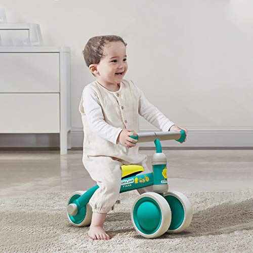 OLYSPM Bicicleta Sin Pedales para Niños 10-36 Meses,Triciclos Bebes,Correpasillos Bebes De Sillín Ajustables,Bicicleta Infantil Sin Pedales(Verde) OLYSPM Bicicleta Sin Pedales para Niños 10-36 Meses,Triciclos Bebes,Correpasillos Bebes De Sillín Ajustables,Bicicleta Infantil Sin Pedales(Verde)