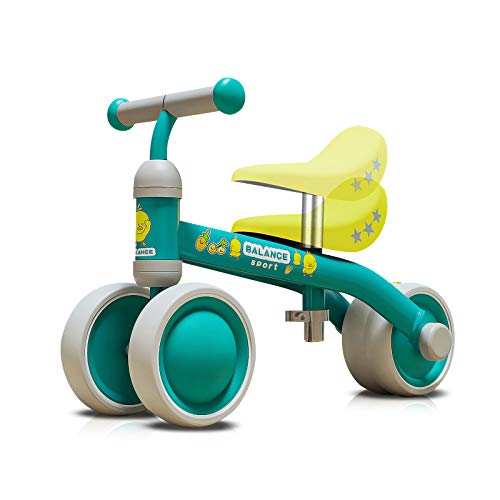 OLYSPM Bicicleta Sin Pedales para Niños 10-36 Meses,Triciclos Bebes,Correpasillos Bebes De Sillín Ajustables,Bicicleta Infantil Sin Pedales(Verde) OLYSPM Bicicleta Sin Pedales para Niños 10-36 Meses,Triciclos Bebes,Correpasillos Bebes De Sillín Ajustables,Bicicleta Infantil Sin Pedales(Verde)