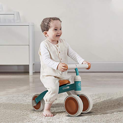 OLYSPM Bicicleta Sin Pedales para Niños 10-36 Meses,Triciclos Bebes,Correpasillos Bebes De Sillín Ajustables,Bicicleta Infantil Sin Pedales(Verde Oscuro) OLYSPM Bicicleta Sin Pedales para Niños 10-36 Meses,Triciclos Bebes,Correpasillos Bebes De Sillín Ajustables,Bicicleta Infantil Sin Pedales(Verde Oscuro)