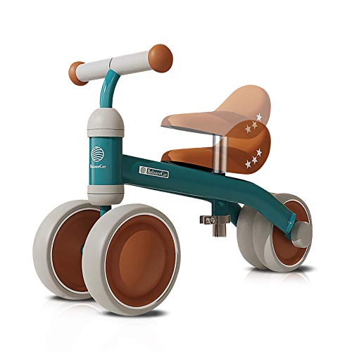 OLYSPM Bicicleta Sin Pedales para Niños 10-36 Meses,Triciclos Bebes,Correpasillos Bebes De Sillín Ajustables,Bicicleta Infantil Sin Pedales(Verde Oscuro) OLYSPM Bicicleta Sin Pedales para Niños 10-36 Meses,Triciclos Bebes,Correpasillos Bebes De Sillín Ajustables,Bicicleta Infantil Sin Pedales(Verde Oscuro)