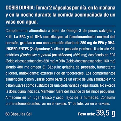 Omega 3 Aceite de Pescado Krill 1000 mg 4 Veces Potente DHA EPA Acidos Grasos Omega3 Capsulas Antioxidante Corazón Reduce Colesterol Azucar en Sangre Fish Oil Complemento Alimenticio Premium Omega 3 Aceite de Pescado Krill 1000 mg 4 Veces Potente DHA EPA Acidos Grasos Omega3 Capsulas Antioxidante Corazón Reduce Colesterol Azucar en Sangre Fish Oil Complemento Alimenticio Premium