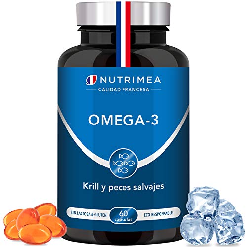 Omega 3 Aceite de Pescado Krill 1000 mg 4 Veces Potente DHA EPA Acidos Grasos Omega3 Capsulas Antioxidante Corazón Reduce Colesterol Azucar en Sangre Fish Oil Complemento Alimenticio Premium Omega 3 Aceite de Pescado Krill 1000 mg 4 Veces Potente DHA EPA Acidos Grasos Omega3 Capsulas Antioxidante Corazón Reduce Colesterol Azucar en Sangre Fish Oil Complemento Alimenticio Premium