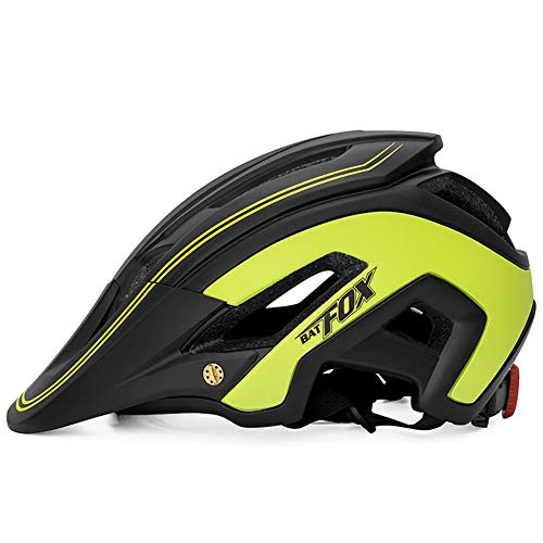 OMGPFR Casco De Bicicleta para Adultos Resistente A Los Golpes, Casco De Bicicleta De Montaña para Deportes Al Aire Libre F692,Verde