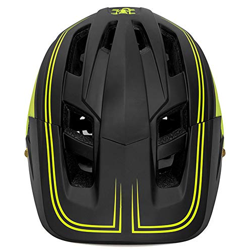 OMGPFR Casco De Bicicleta para Adultos Resistente A Los Golpes, Casco De Bicicleta De Montaña para Deportes Al Aire Libre F692,Verde