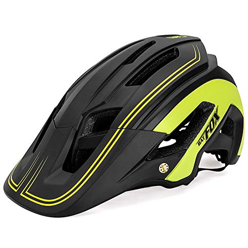 OMGPFR Casco De Bicicleta para Adultos Resistente A Los Golpes, Casco De Bicicleta De Montaña para Deportes Al Aire Libre F692,Verde