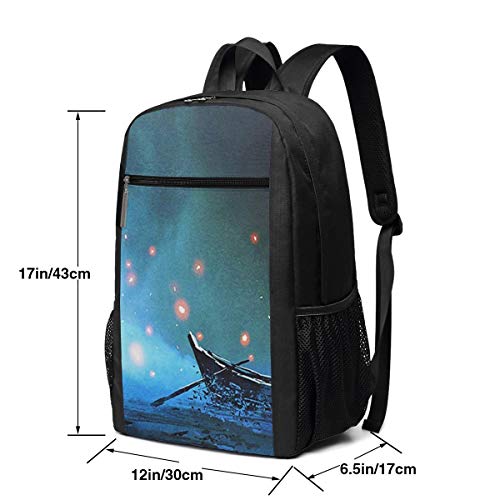 OMNVEQ Mochila Escolares Bote de remos de Puerta mágica, Mochila Tipo Casual para Niñas Niños Hombre Mujer Mochila para Ordenador Portátil Viaje OMNVEQ Mochila Escolares Bote de remos de Puerta mágica, Mochila Tipo Casual para Niñas Niños Hombre Mujer Mochila para Ordenador Portátil Viaje