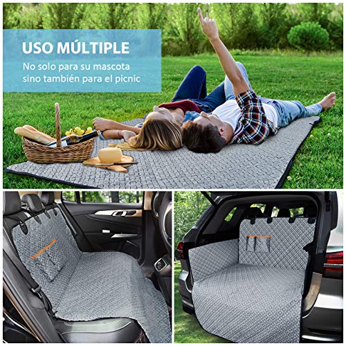 OMORC Funda Maletero Coche Perros, Protector Maletero Coche Perros, Cubierta de Maletero Impermeable Antideslizante, Funda de Maletero Fácil de Instalar y Limpiar, Compatible con la Mayoría de Los SUV OMORC Funda Maletero Coche Perros, Protector Maletero Coche Perros, Cubierta de Maletero Impermeable Antideslizante, Funda de Maletero Fácil de Instalar y Limpiar, Compatible con la Mayoría de Los SUV