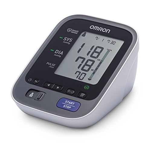 OMRON M7 Intelli IT - Tensiómetro de brazo, Bluetooth, aplicación OMRON Connect para móviles, tecnología Intelli Wrap Cuff