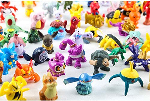 OMZGXGOD Pokemon Figuras ,Mini Figuras de plástico tamaño pequeño Regalo,La Figura de Pokémon Incluye a Pikachu, Charmander, Squirtle, niños(96 Piezas) OMZGXGOD Pokemon Figuras ,Mini Figuras de plástico tamaño pequeño Regalo,La Figura de Pokémon Incluye a Pikachu, Charmander, Squirtle, niños(96 Piezas)