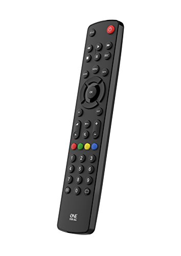 One For All URC1210 - Control remoto universal para todo tipo de TVs, Negro One For All URC1210 - Control remoto universal para todo tipo de TVs, Negro